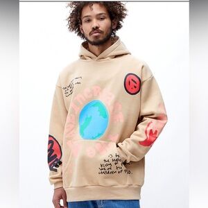 Pacsun Increase The Peace Hoodie Size M